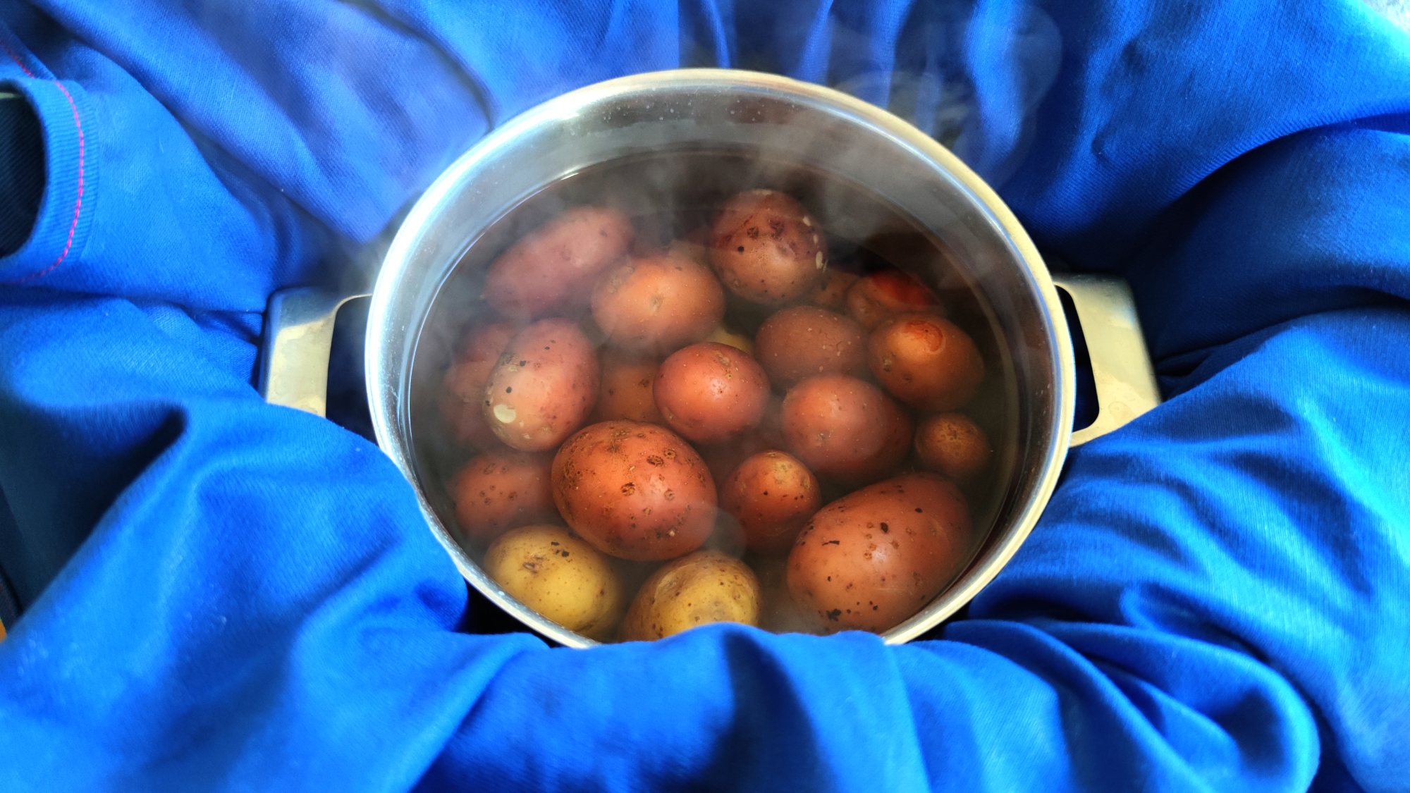 Aardappelen garen