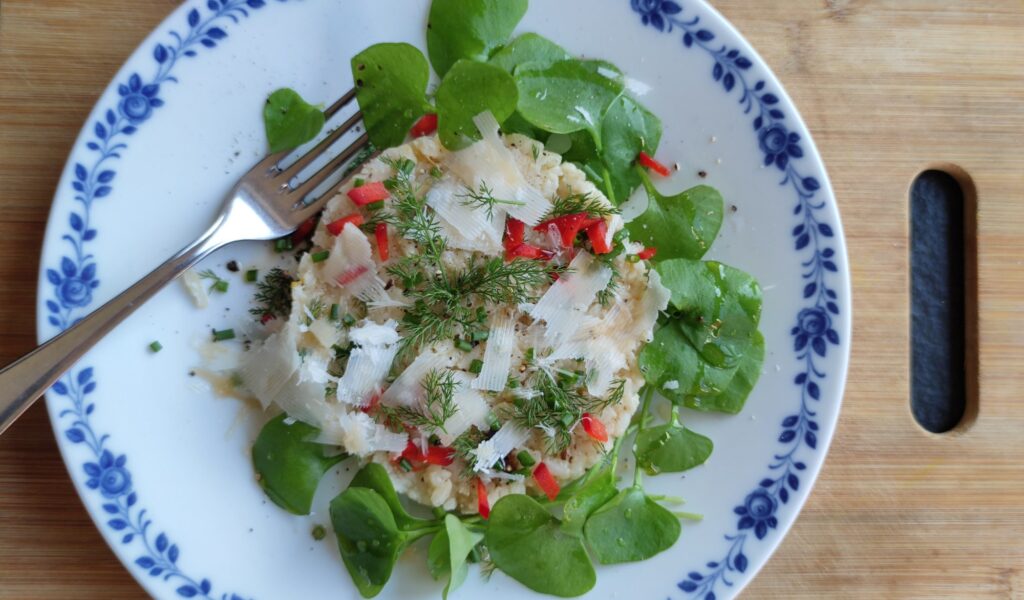 Klassiek risottorecept, met flink gepimp ook koud te serveren